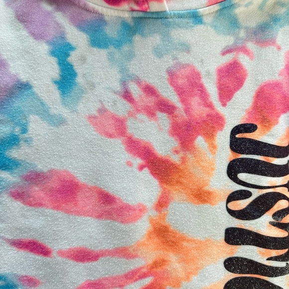 Justice Girls Tie Dye Pullover Hoodies  Bundle 7-8 - Picture 7 of 8